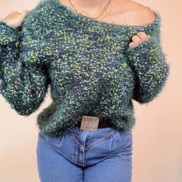 Forest Cottage Fairy Popcorn Knit Sweater - Picture 6 of 7
